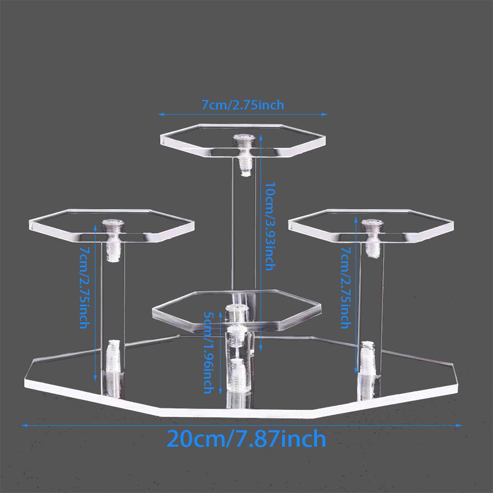 Acryl-Aufsteller transparent Desktop Blind Box Figuren Aufbewahrungsständer Parfüm Schmuck Schmuckaufbewahrungsständer