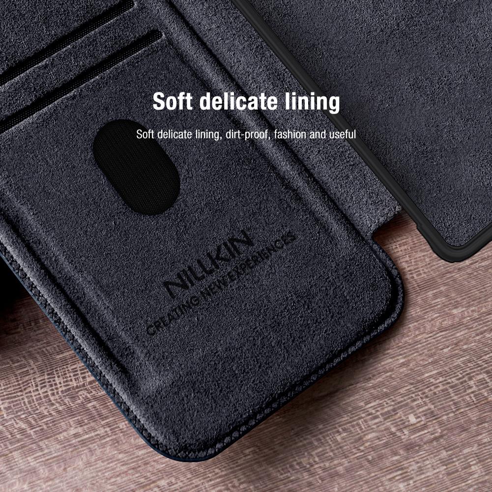 NILLKIN For Samsung Galaxy S25 Ultra Telefondeksel Qin Prop lærdeksel Kamerabeskyttelse Bakdeksel