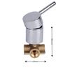 Bathroom Sliver Thermostatic Mixing Valve Control Shower Faucet 80°C Chrome Brass Wall Mounted Anti-pressure and Anti-explosion