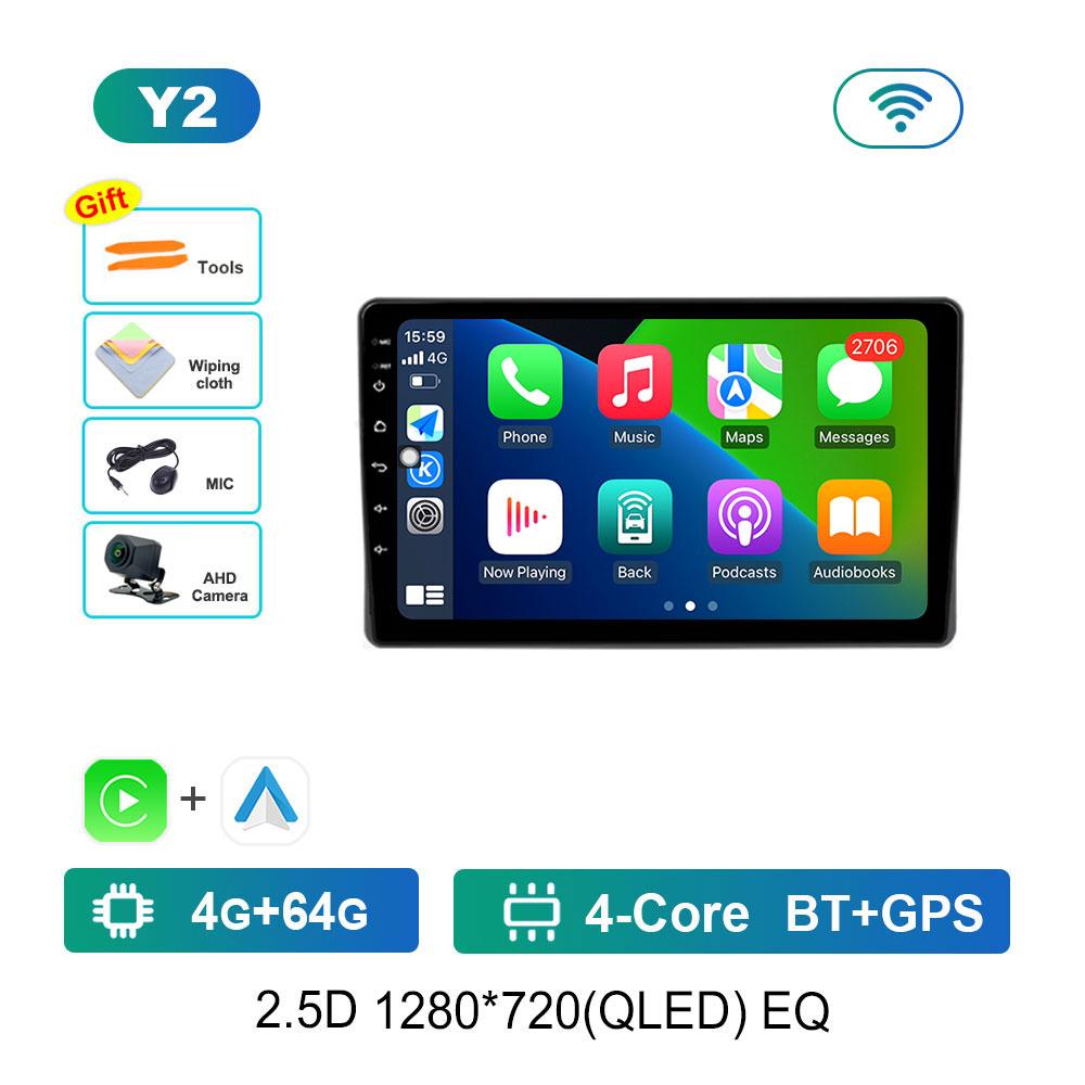 Car Radio Andoird 14 Intelligent System For Fiat Panda 169 2003 - 2012 Autoradio DVD 4G LTE 2 DIN Stereo BT Multimedia DSP