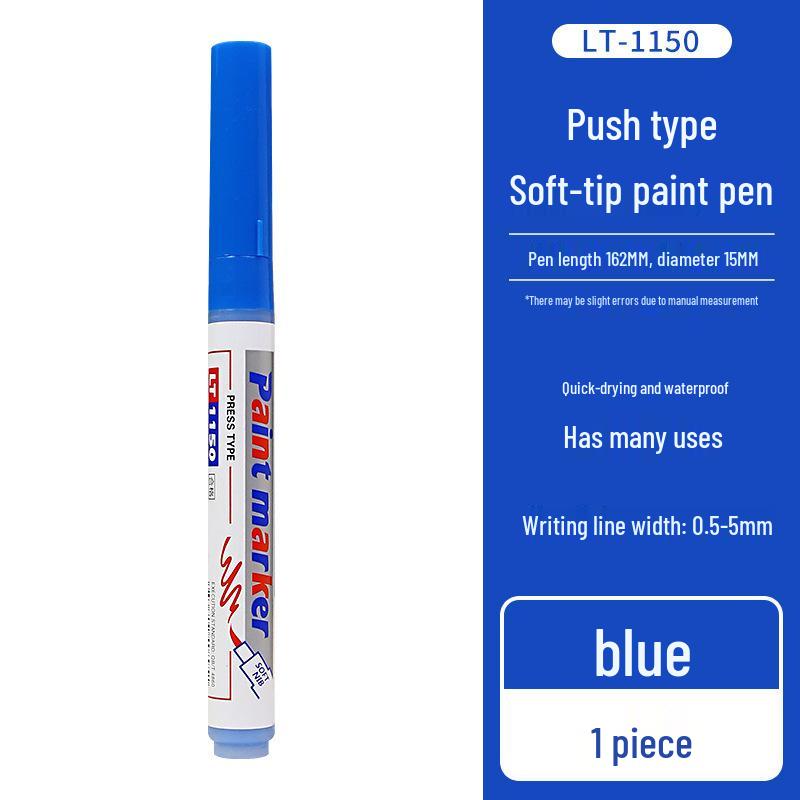 Letu Eco-Friendly Soft-tip Paint Pen Set - DIY Hand-painted, Graffiti, Colored, Waterproof, and Fade-resistant.