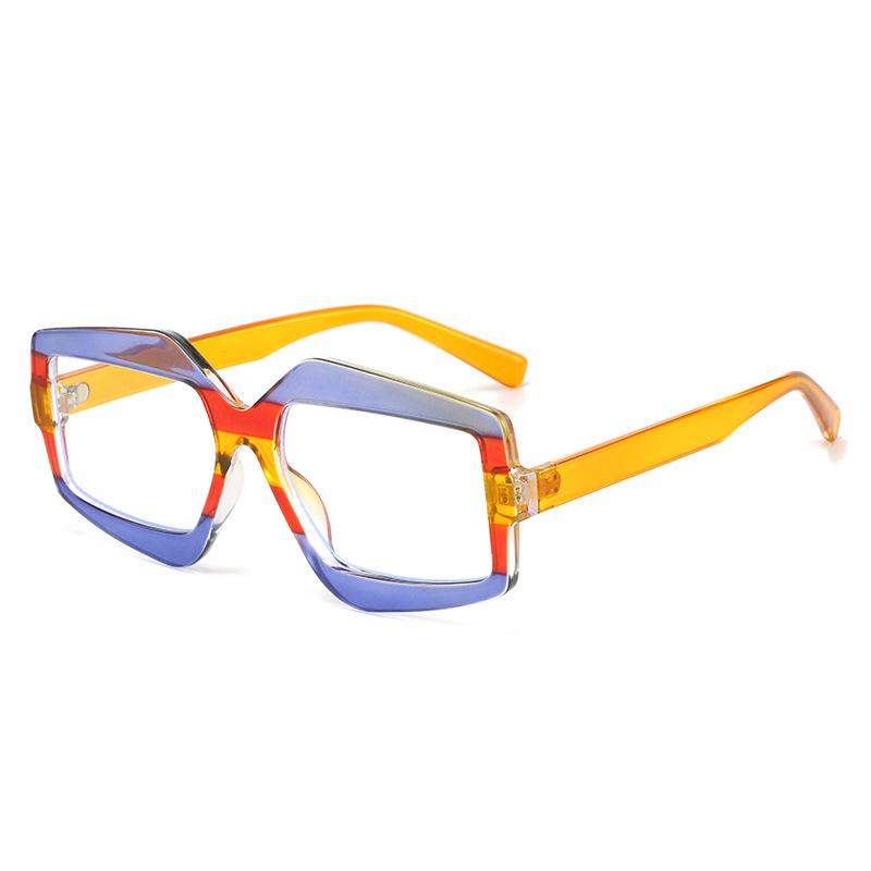 Geometric Sunglasses, Trend Contrasting Colors, Trend Glasses, Frames, And Versatile Sunglasses For Women