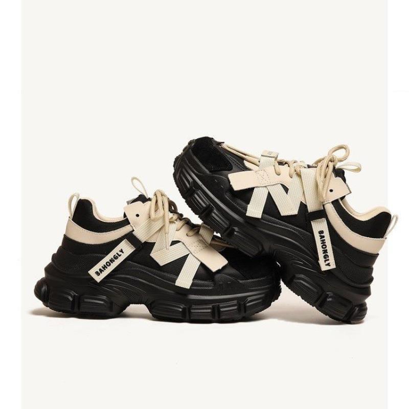 

Новая женская обувь дюйм Хао высокая ценность корейская версия кампусный стиль 2025 весна новая популярная сетчатая дышащая трендовая женская обувь 40 чёрный