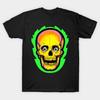 Asian Size Cotton Unisex Tshirt Print T-shirt Vintage Style Halloween Skull T-shirt No-Cut Print Regular Fit