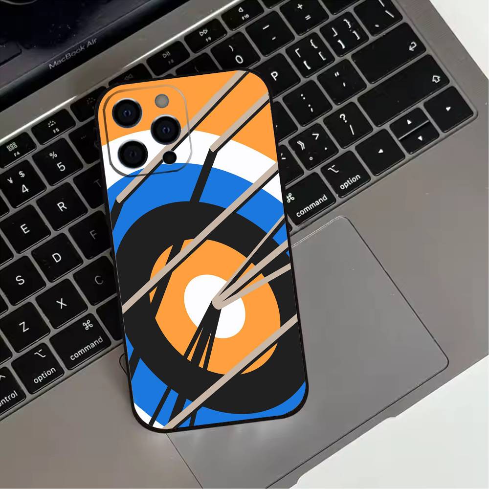 

Archery Sprot Phone Case For iPhone 17,16,15,14,13,12,11 Plus,Pro Max,XS,Soft Silicone Black Cover iPhone13
