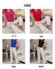 Women's Casual Love Print Ruffle Pajama Pants - Stylish Home and Outdoor Wear.