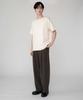 WEGO Short Sleeve Color Short Size Men's T-Shirt, Stitching, Top, Sleeve, Summer/Fall Clothes, Simple, Casual, Gift, L, Off-White