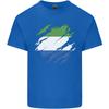 Torn Sierra Leone Flag Leonian Day Football Unisexs Light Cotton TShirt