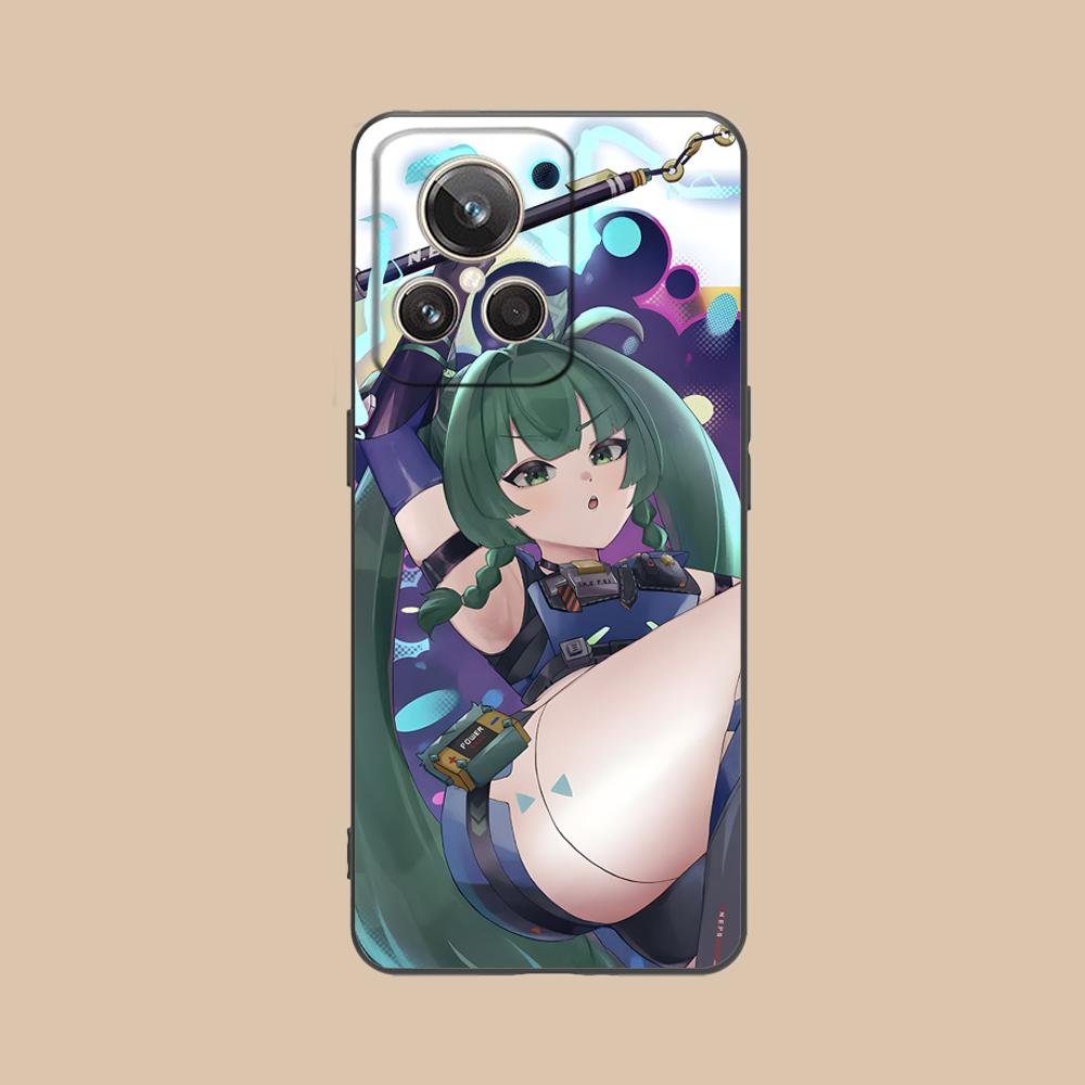 Zenless Zone Zero QingYi Phone Case for Realme 15 14 13 12 11 10 9 Pro Plus T i Lite 5G Colorful Printing Cover Cover Smartphone
