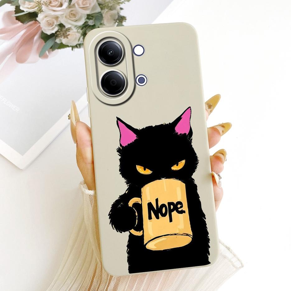 For Vivo Y05 4G Case New Luxury Bow Love Heart Painted Cover Soft TPU Phone Case For Vivo Y11d Y 05 VivoY05 VivoY11d Fundas Bags