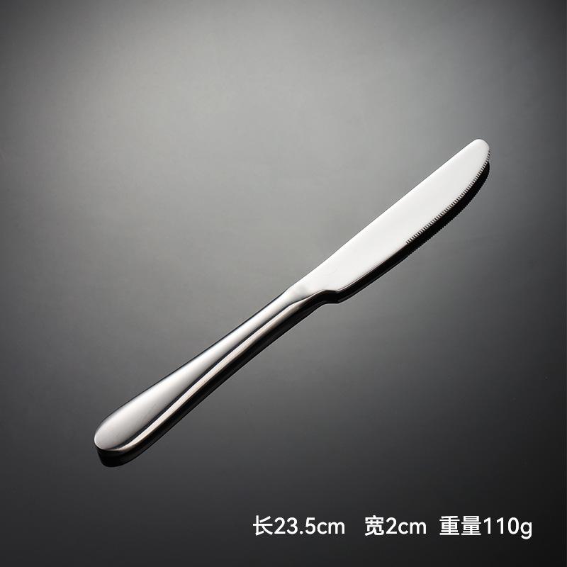 410 stainless steel 081 series multi-specification western food knives, forks, spoons, hotel tableware gifts, heavy 1010