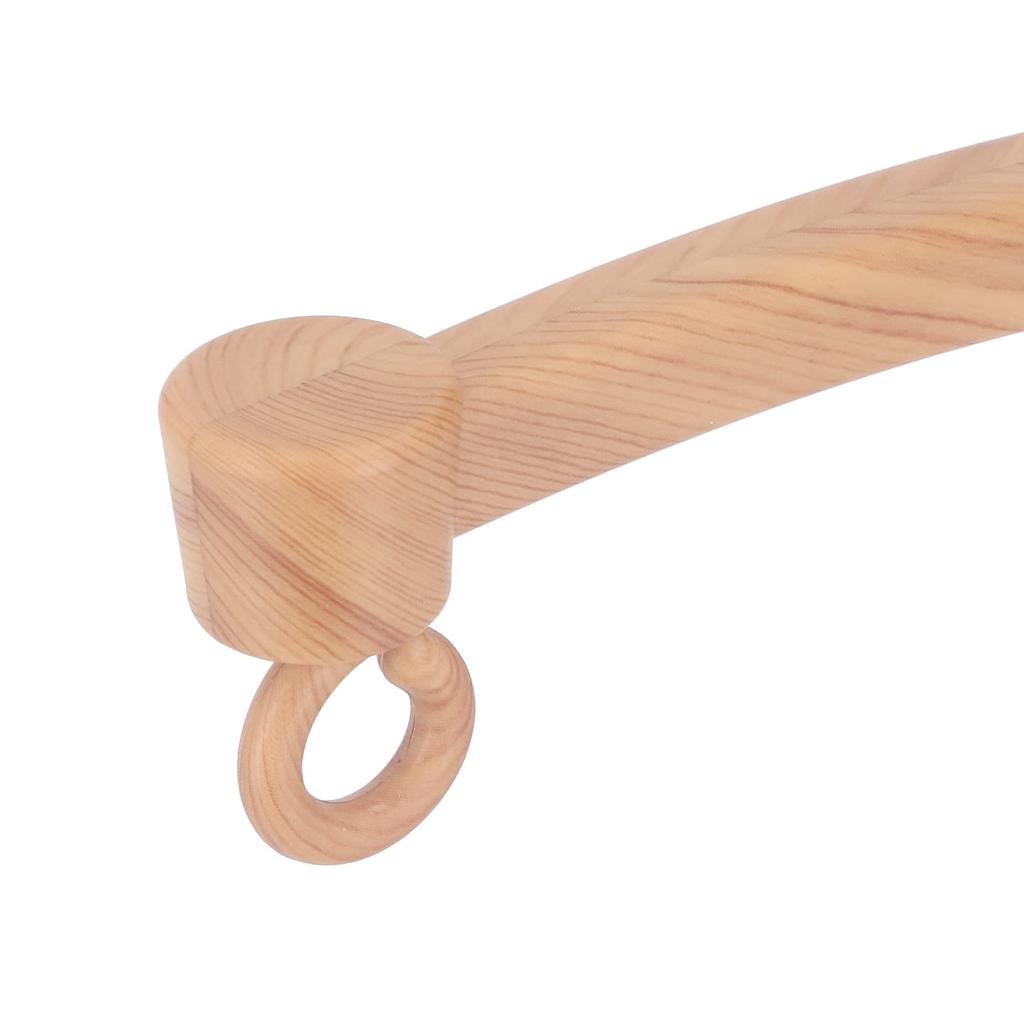 Bras Mobile pour Lit de Bébé Type Pince Pliable Bras Suspendu pour Jouets Aspect Bois Stable Lit de Bébé Mobile Musical pour Lit de Bébé de Crèche