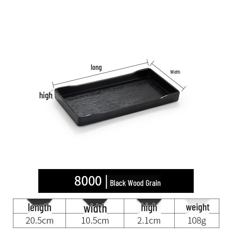 Rectangular Plastic Serving Tray