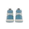 Damen Air Jordan 1 Mid 'University Blue' (Damengrößen) Segel / Segel / Abgetragene Blaue Vintage Basketballschuhe BQ6472 141