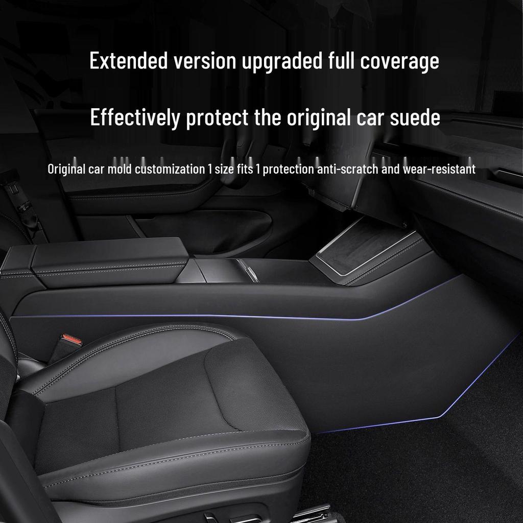 Tesla Model Y 25 New Version: Center Console Anti-Kick Pads - Protective Interior Panels, Model Y Accessories