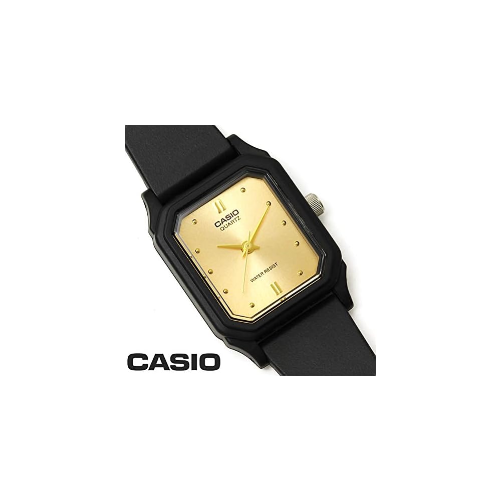 Casio Standard LQ-142E-9A Women's Analog Watch Basic Simple Rubber Black