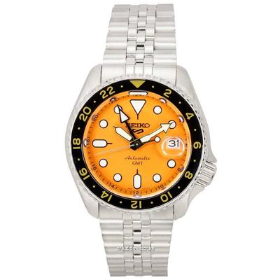 5 Sports Mikan Orange GMT SKX Re-Interpretation Automatic SSK005 SSK005K1 SSK005K 100M Men's Watch