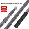 Reinforced Aluminum Alloy Landing Net with Telescopic Handle and Deep Rubber-Coated Net for Large Fish.