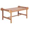 Day and Night - Day and Night Solid Teak Coffee Table 100x50x45 Cm