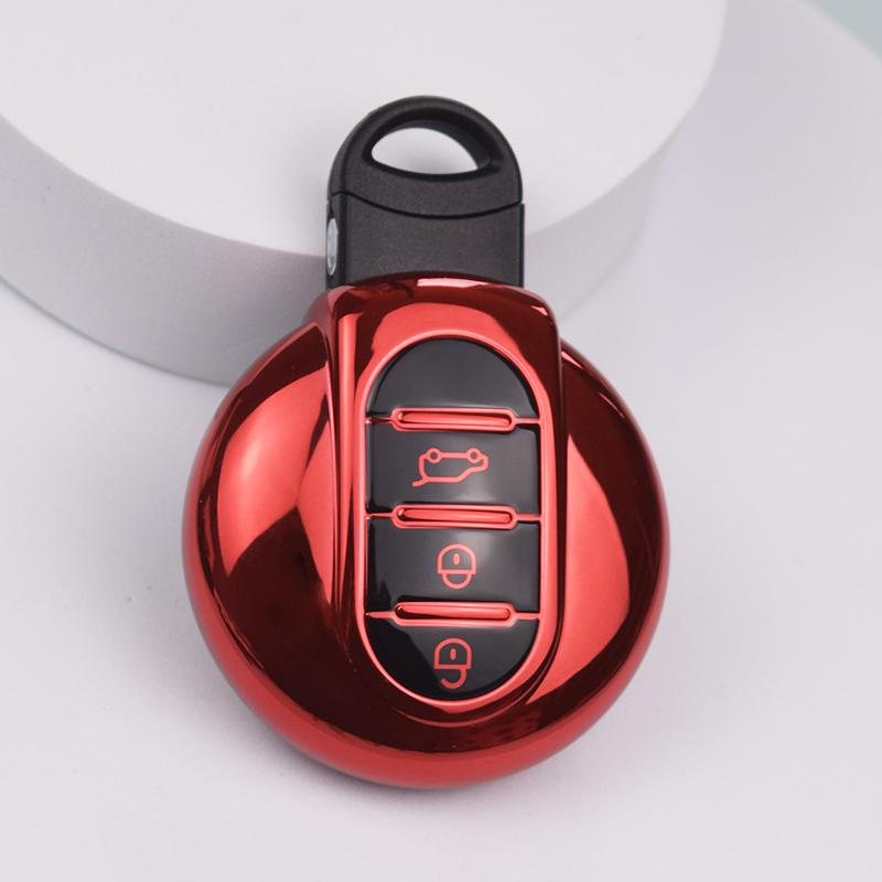Tpu Car Key Case Cover Protector Shell Fob Keychain For Bmw Mini Cooper F55 F56 F57 F54 F60 Jcw Clubman Countryman Accessories