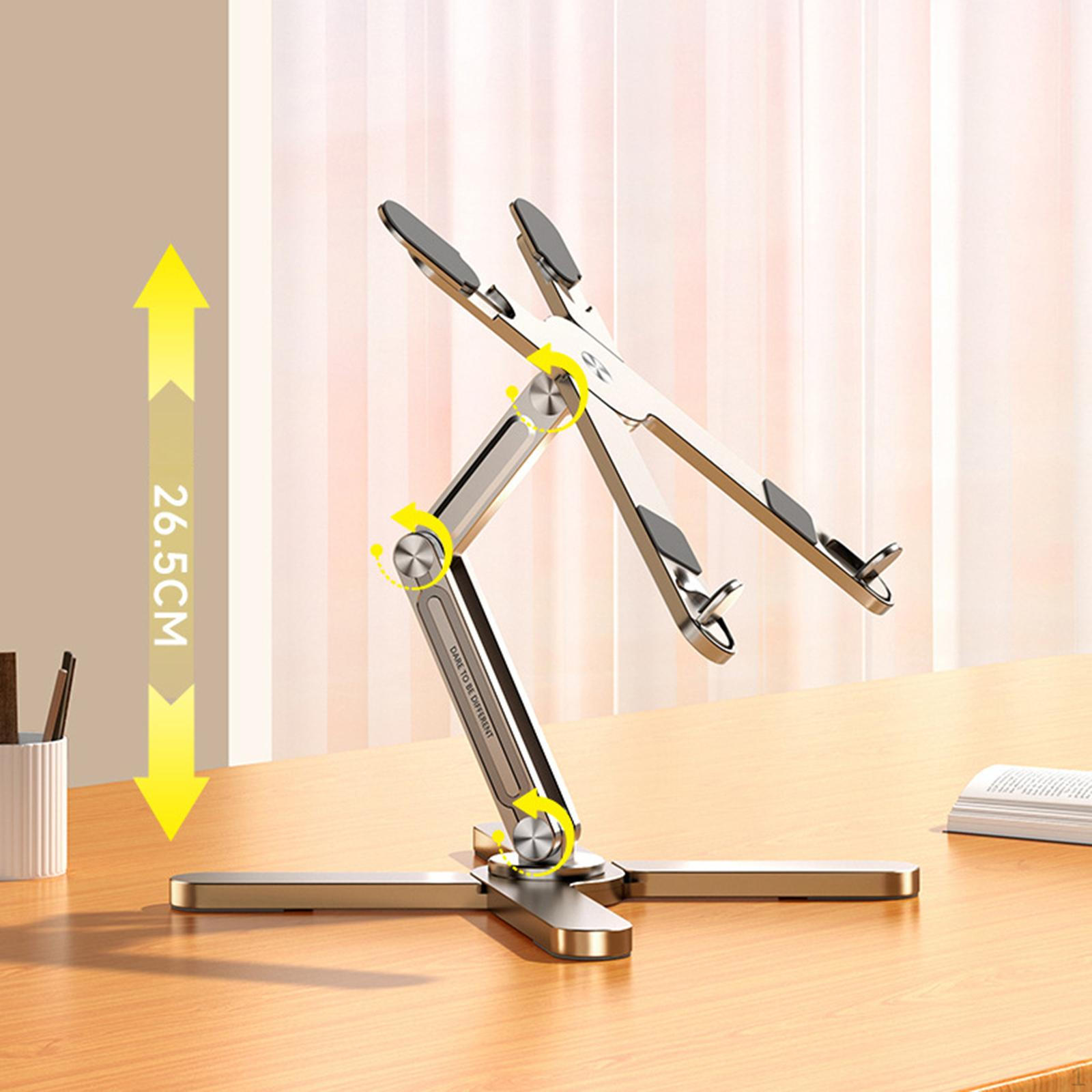 

Portable Desk Riser Laptop Holder Mount Holds up to 10kg Notebook for 15.6inch Laptops