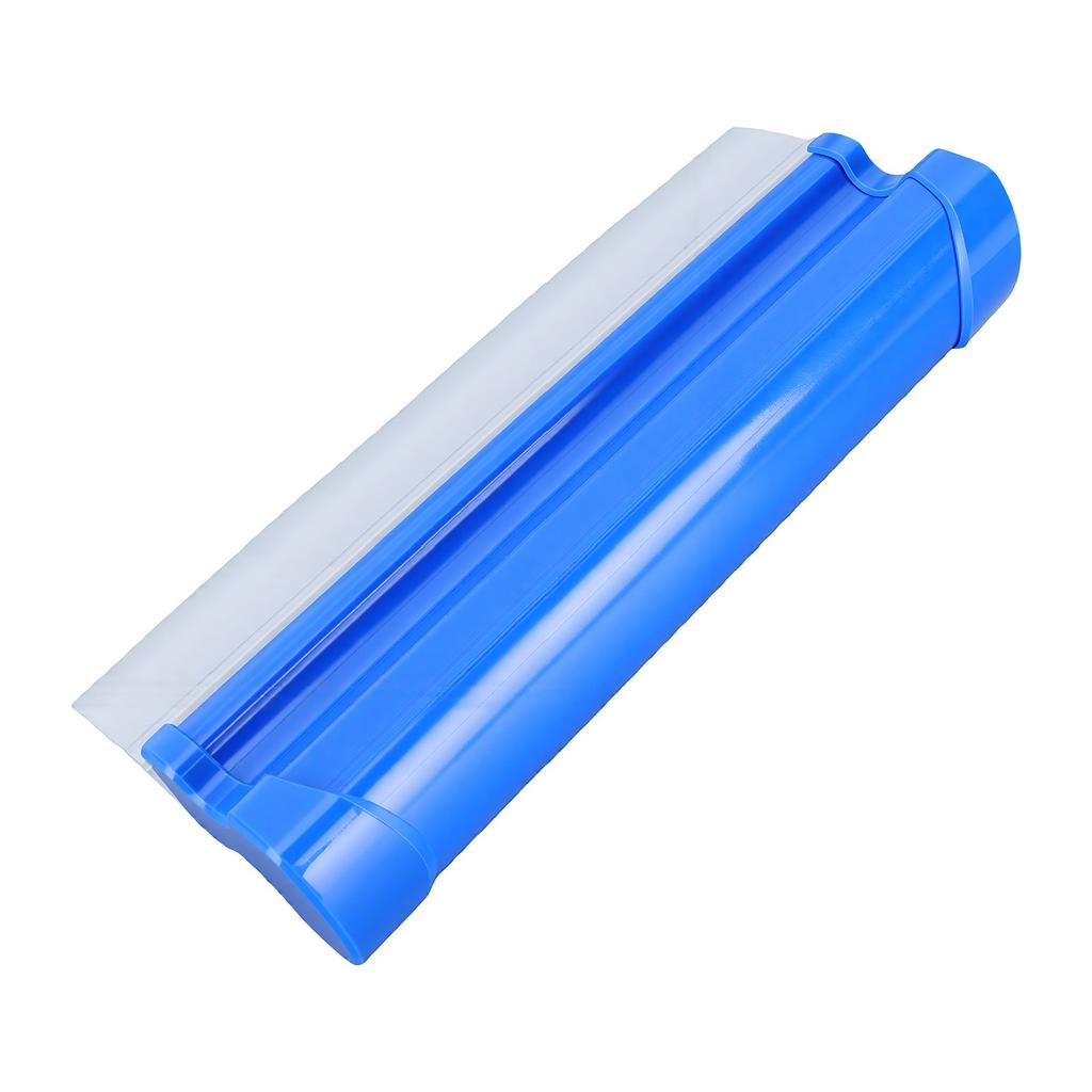 Car Squeegee Blue Double Row Plastic Handle Silicone Blade Car Drying Squeegee for Window