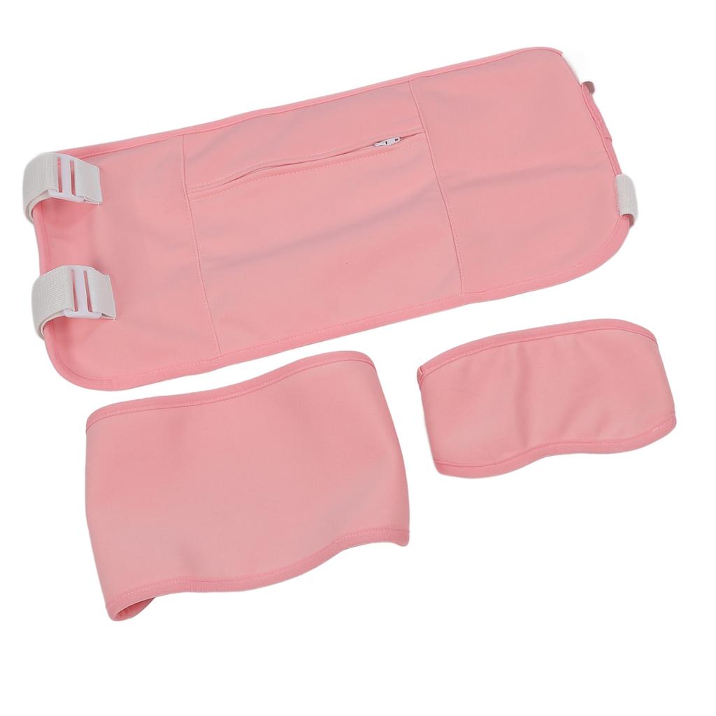 3pcs Waist Neck Hand Leg Castor Oil Pack Wrap Hook And Loop Relaxation Reusable Soft Castor Oil Nursing Pad for Sleeping