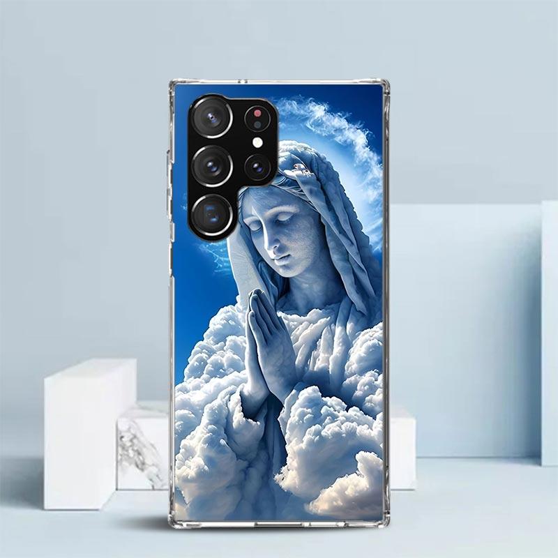

Virgin De Guadalupe Virgen Mary Soft Cover for Samsung Galaxy S25 Edge S26 S24 S23 Ultra Phone Case S22 S21 Plus S20 FE Print Pa Samsung S21 Ultra