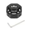 HDRIG Round Aluminum Camera Cage Side Handle with 1/4 Screws & 3/8 Positioning Hole