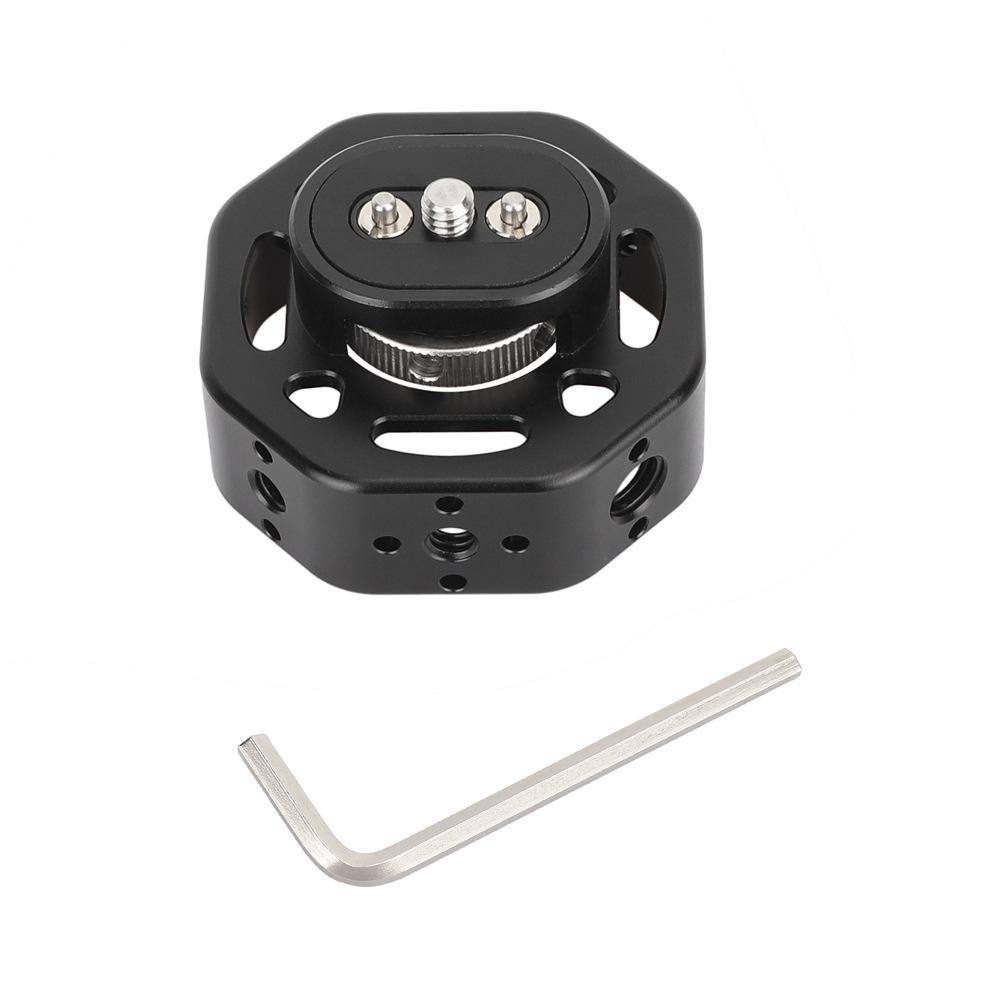 

HDRIG Round Aluminum Camera Cage Side Handle with 1/4 Screws & 3/8 Positioning Hole чёрный