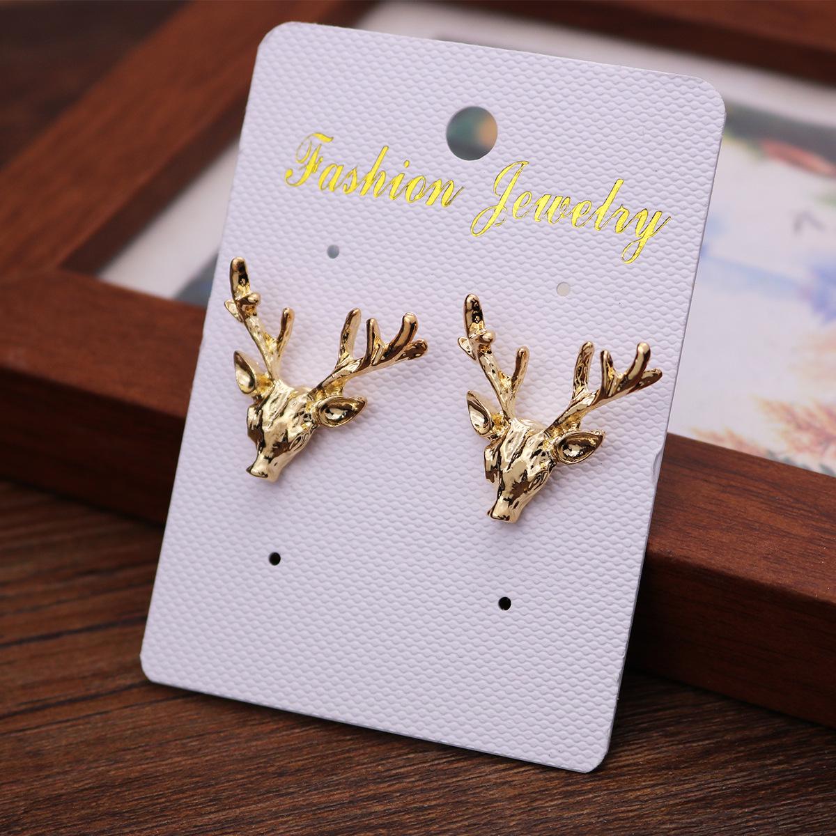 

European Retro Deer Head Lapel Pin - Men s Christmas Brooch for Shirt Collars