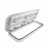Marine Hatch Cover with Frame Flush Mount Boat Deck Gasket Heavy Duty