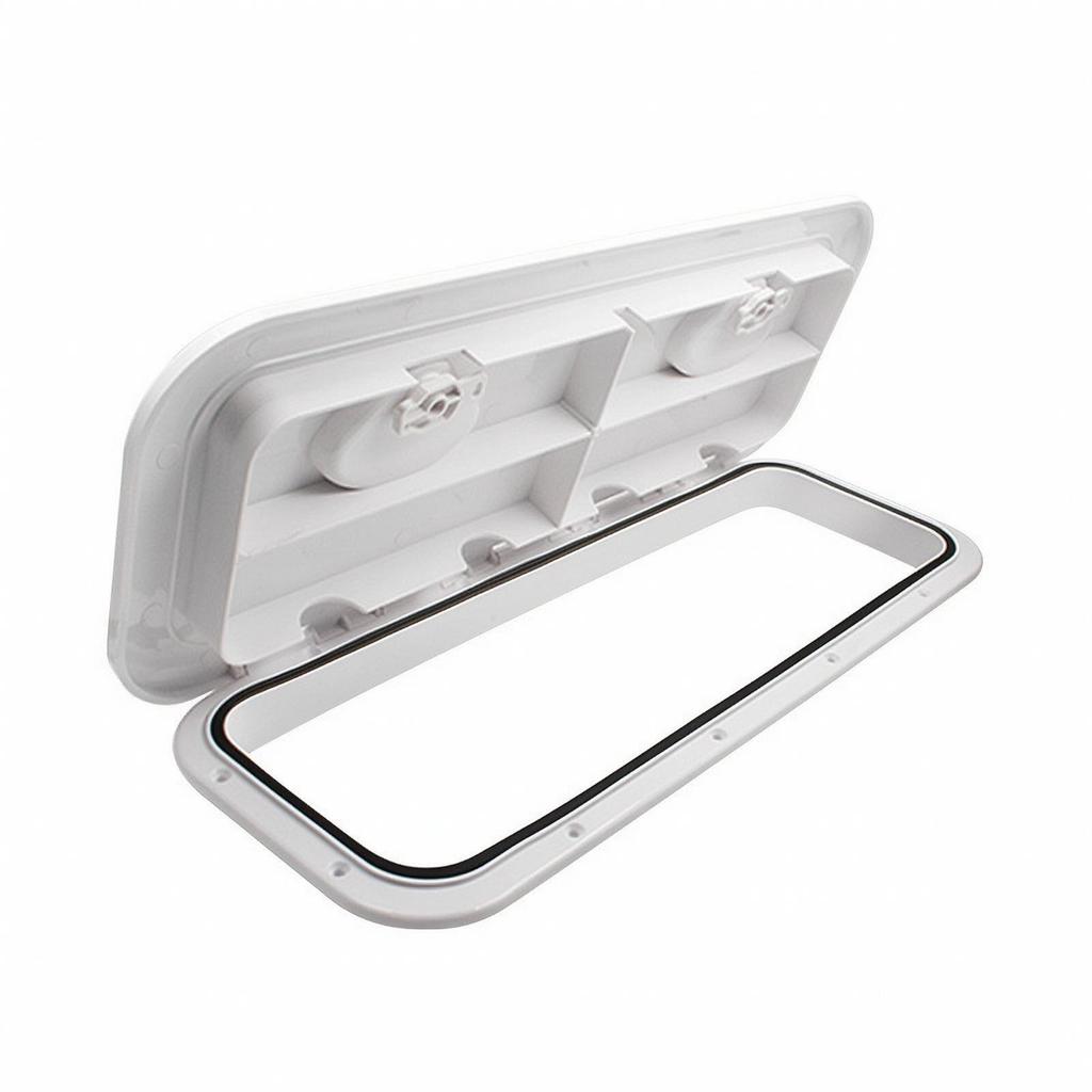 Marine Hatch Cover with Frame Flush Mount Boat Deck Gasket Heavy Duty