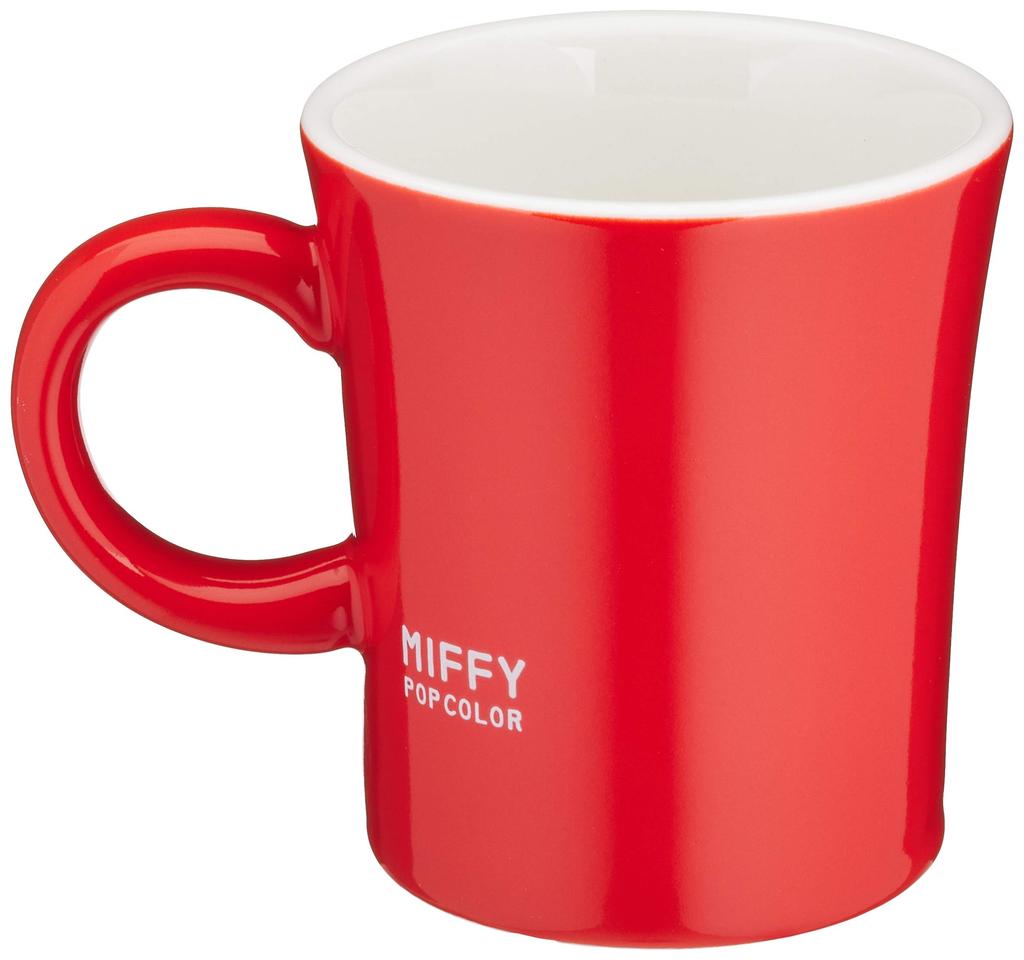 Dick Bruna Porcelanowy Kubek Miffy Color First 208132, Edycja, Czerwony,