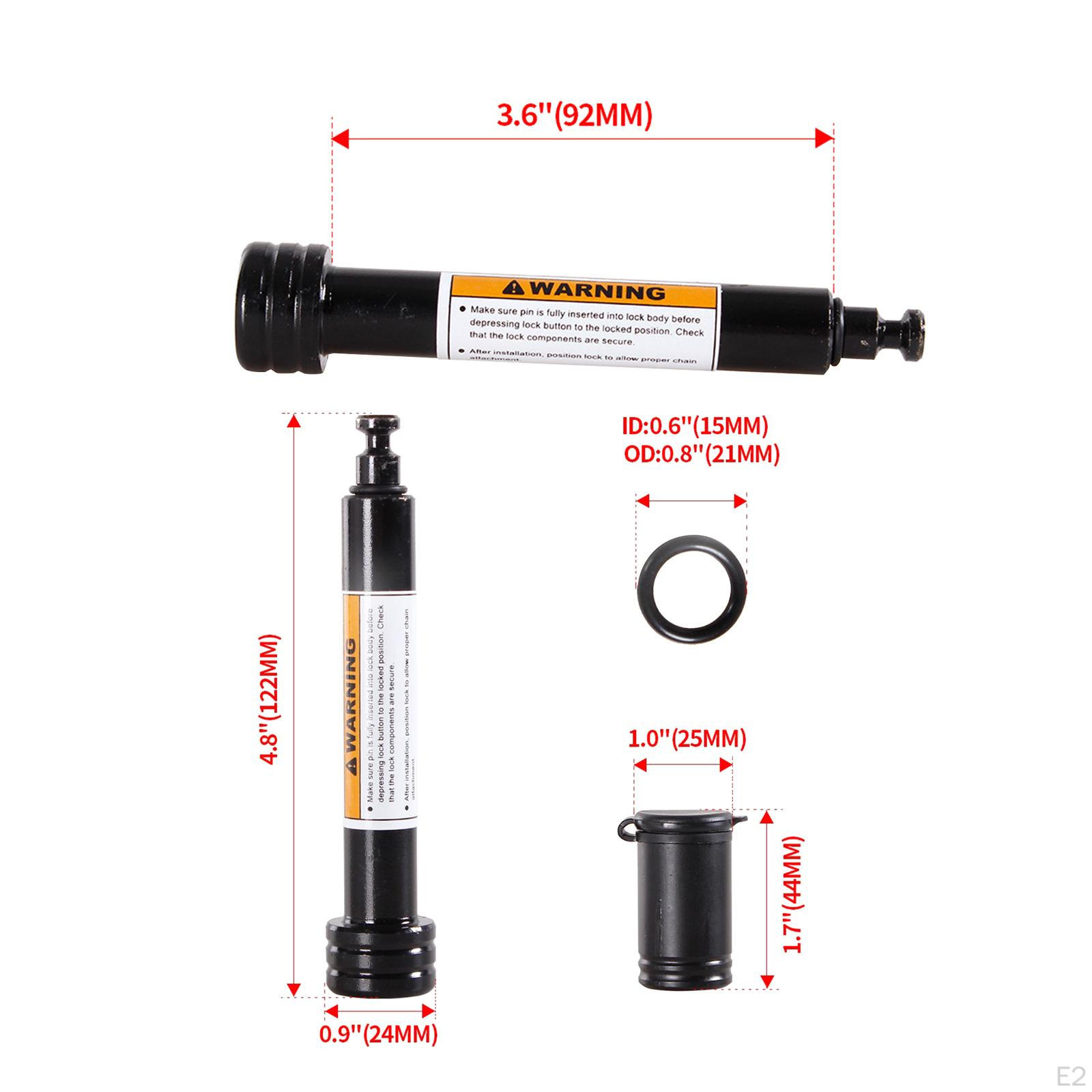 Замки штифтов прицепа Замок приемника прицепного устройства для тяжелых условий — фото 2
