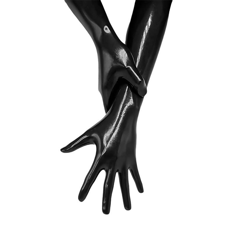 Latex Gloves / Long 0.4mm Shiny Latex Suit