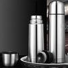 Portable Dual-layer Coffee Bottle Vacuum Flask Tea Water Cup Thermal Jug Mug