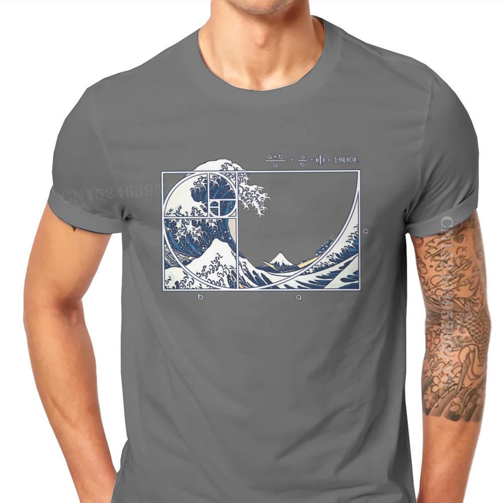 Math Mathematics Meme The Great Fibonacci Wave Tshirts Vintage Designer Unisex Streetwear Clothing Tops Cotton Retro T Shirt