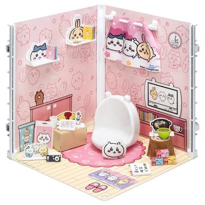 TAKARA TOMY Chikawa Ippai 2cestný pokoj Hračka Hračka Ages Licca-chan Dress-up 3+