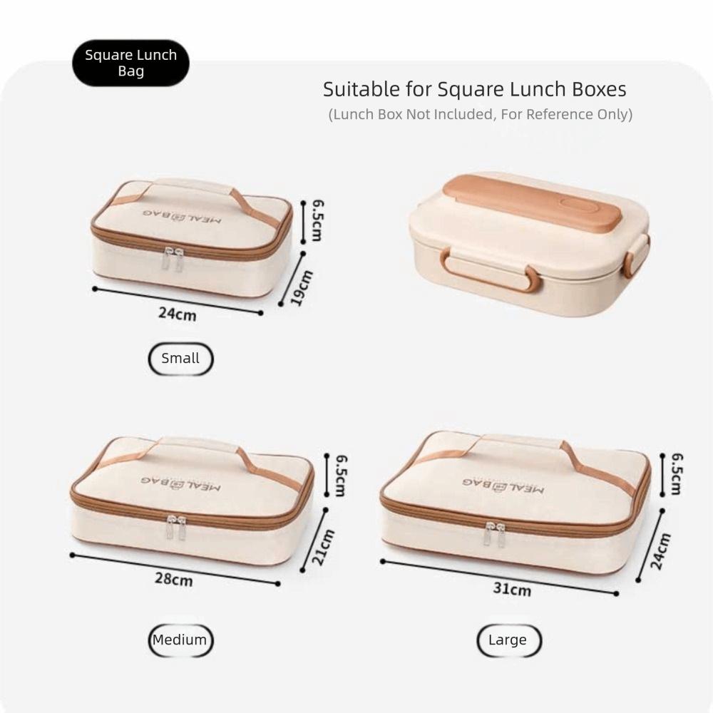 New Aluminum Foil Lunch Box Storage Bag Thickened Insulated Food Thermal Bag Oxford Waterproof Lunch Bag Women