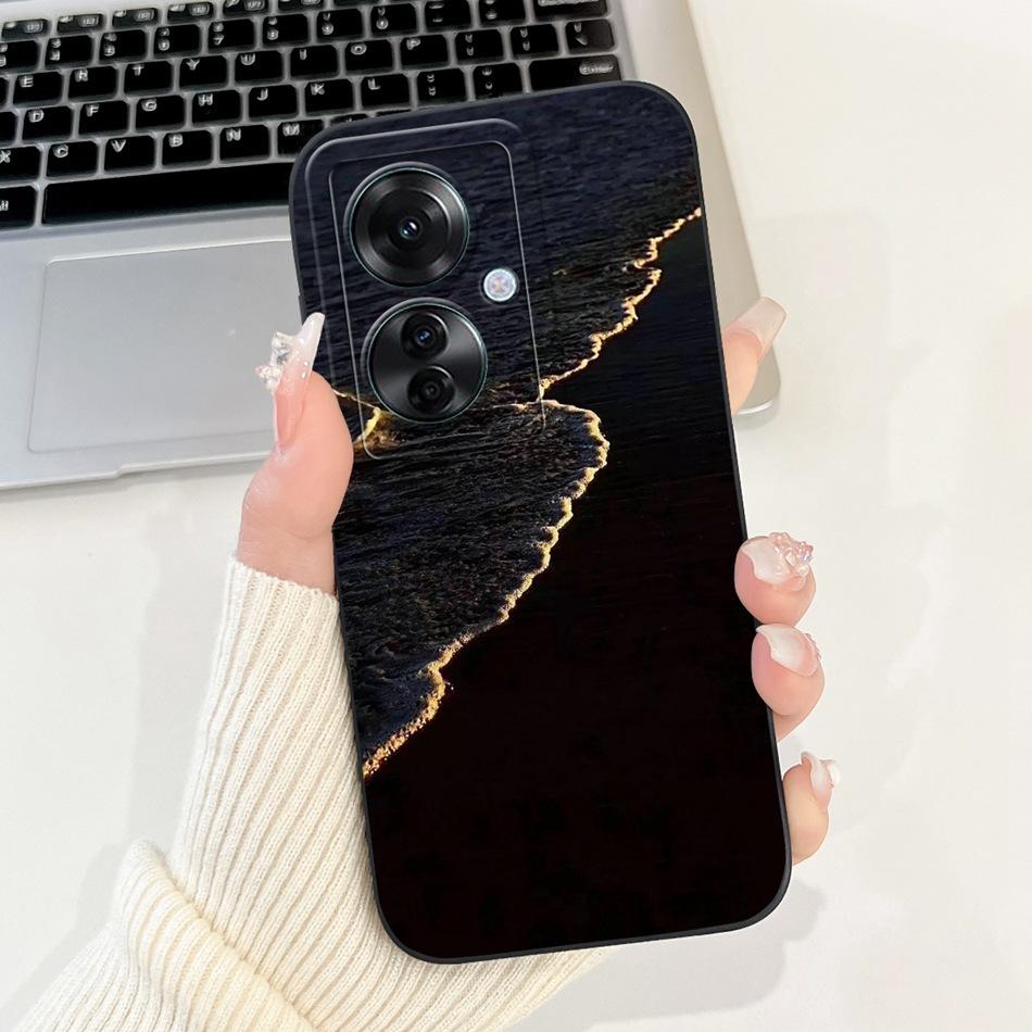 For OPPO Reno11 F 5G Case Reno 11F CPH2603 2024 Elegant Printing Camera Protective Shockproof Soft Silicone Phone Cases