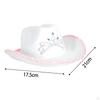 Cowboy Hat Cowgirl Hats Costume Accessories Photo Props Shiny Jazz Sun for Teens Women