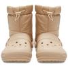 Crocs Versatile Warm Comfortable Short Snow Boots Men boots Beige 206630-212