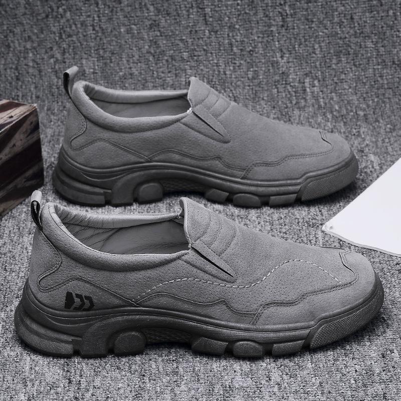 Pánské boty Na podzim a zimu Nové Třmenové Nízké Pracovní boty Ležérní Sto Pohodlné Sportovní Plátěné boty Pánské boty