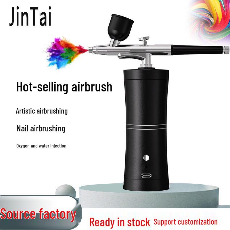 High-Pressure Nano Oxygen Injector & Airbrush Hydration Instrument for Beauty & Nail Art