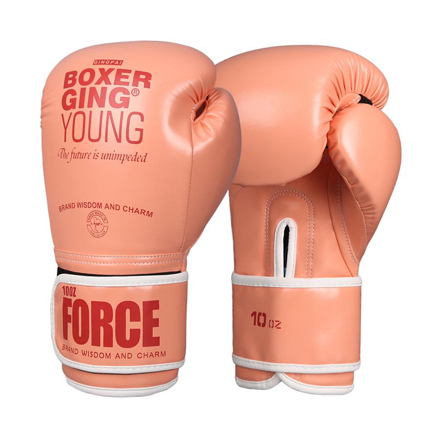GINGPAI Professional 6oz-12oz PU Leather Boxing Gloves for Women and Children Free Fighting Sanda MMA Muay Karate Outdoor Use