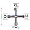 31GJ 4 Way Wrench Multi-Functional for Plumbers Cabinet