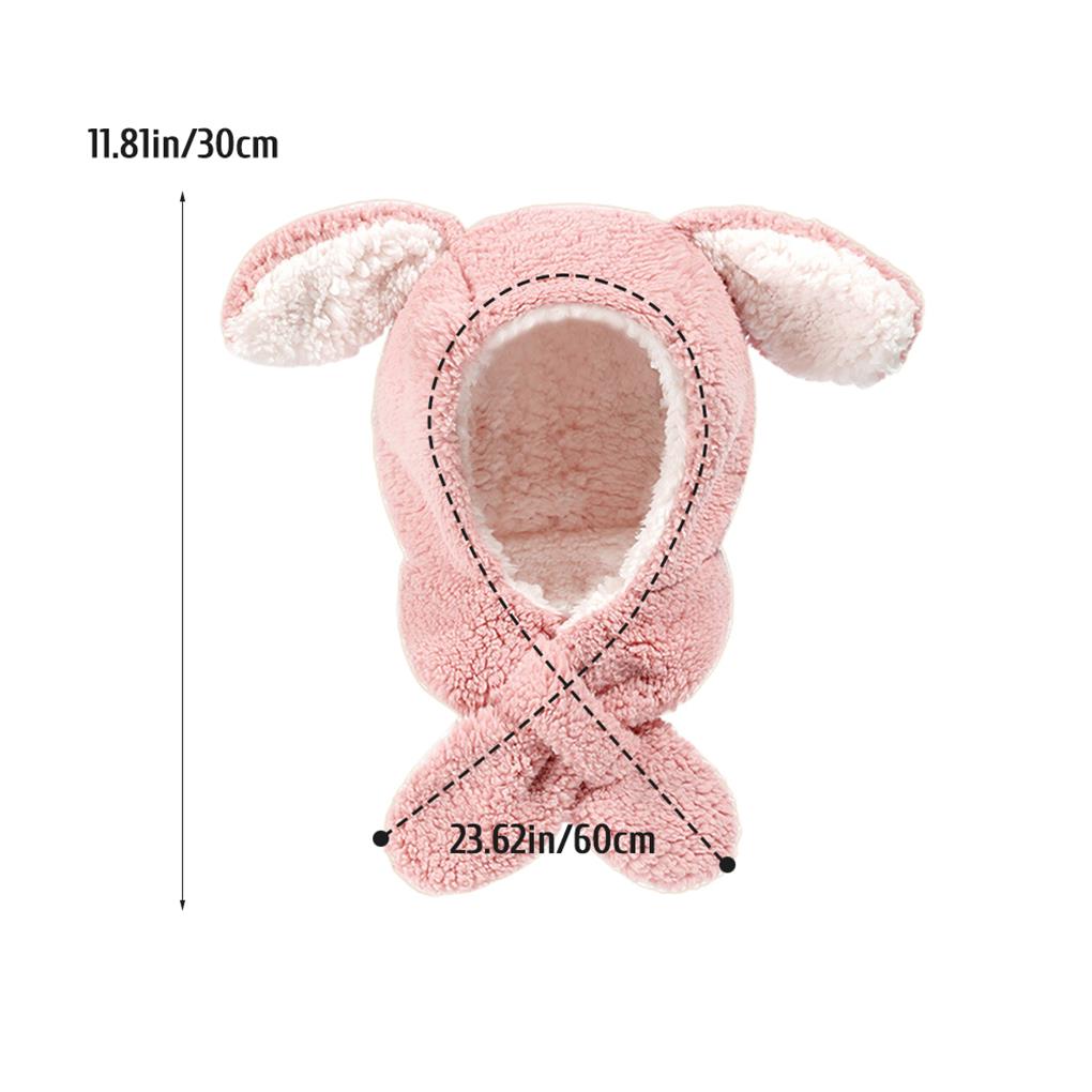 Children Hat Skin-Touch Novelty Cold Resistant Winter Kids Accessories Hat School Travel Baby Caps Cartoon Scarf Warmer