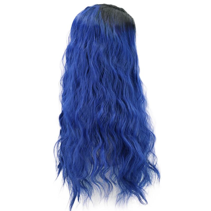 blue gradient wig