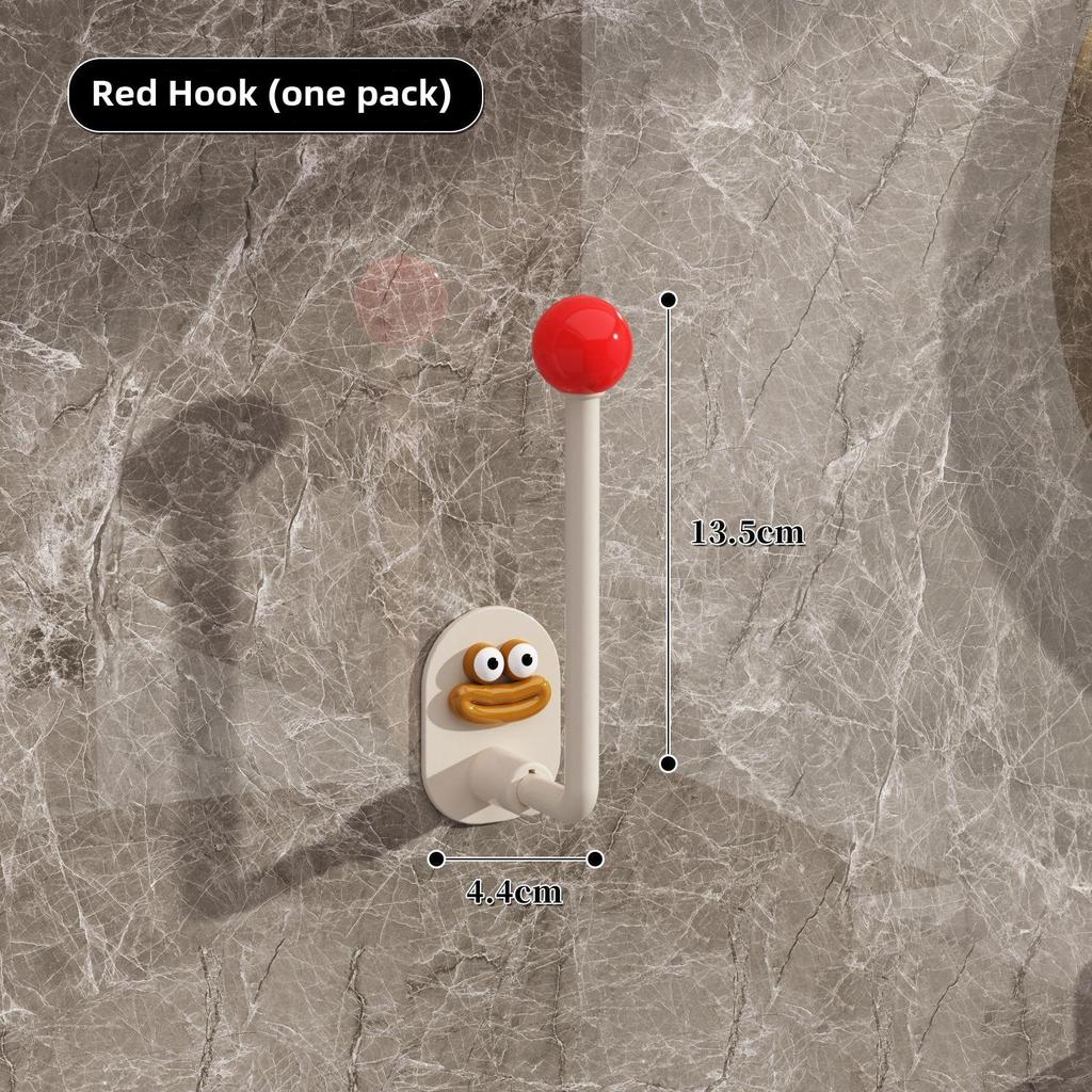 Niedliche Wurstmaul-Klebehaken, Cartoon-Badezimmer-Wandhaken, Starke klebrige Türhaken